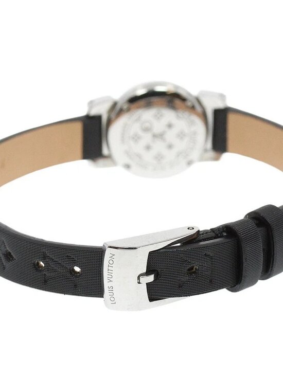 LOUIS VUITTON Tambour Bijou Q151P Rug Diamond Quartz Ladies Watch_956894 main image 5